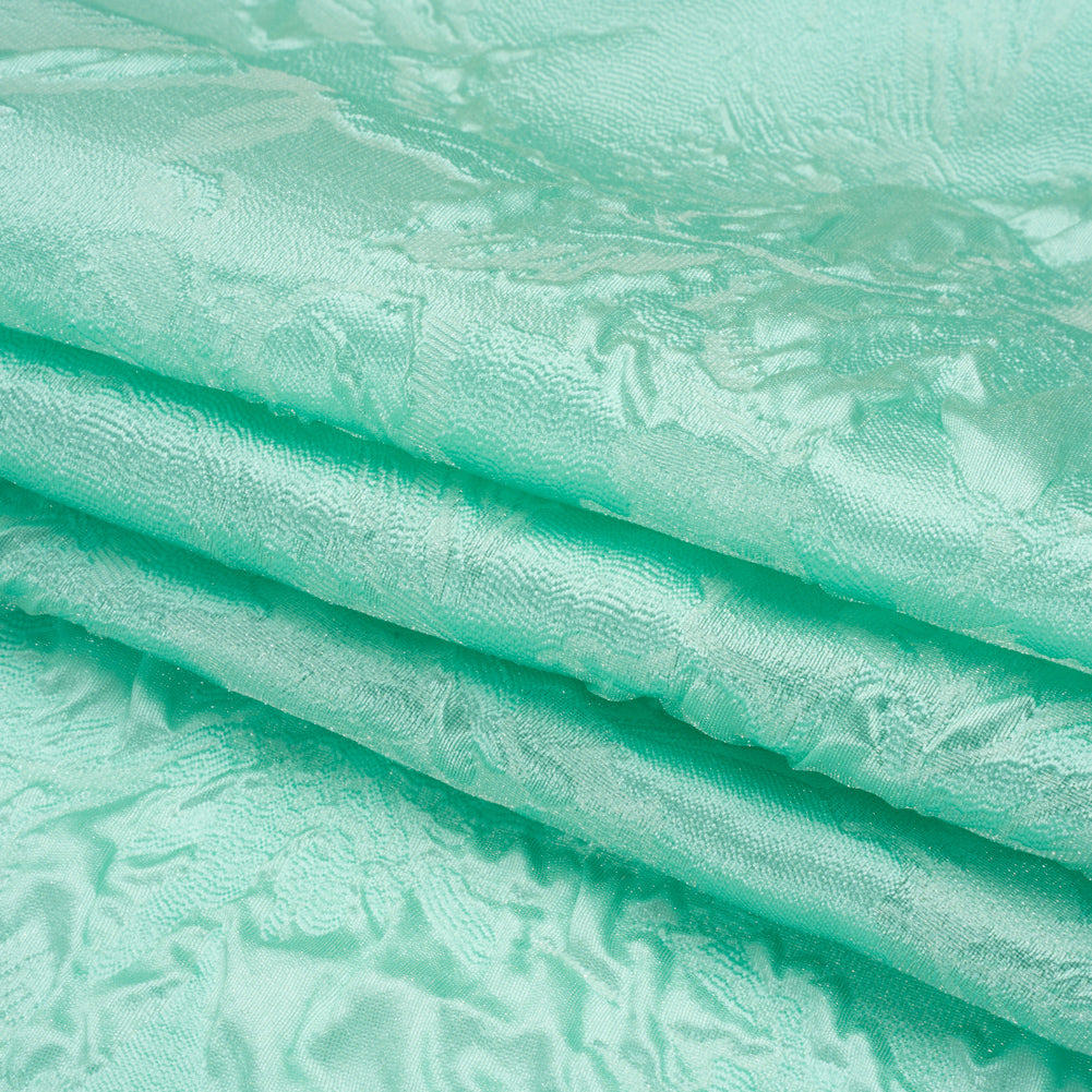 Luminous Seafoam Floral Lightweight Luxury Brocade Full Luminous Seafoam Floral Lightweight Luxury Brocade Full