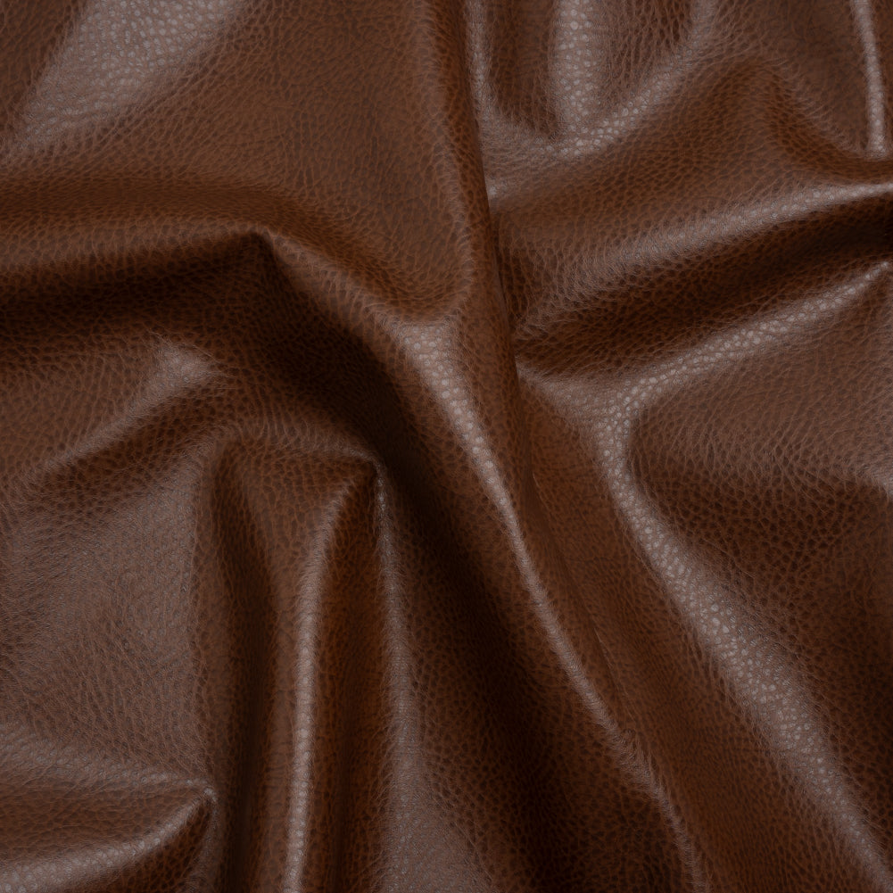 Peanut Pebbled Faux Leather with Woven Backing Peanut Pebbled Faux Leather with Woven Backing