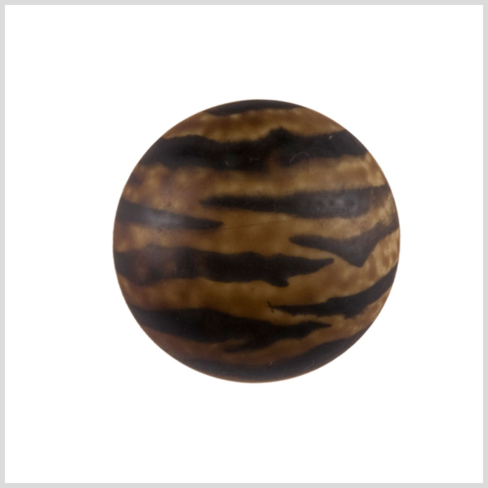 Brown Plastic Coat Button - 44L/28mm Brown Plastic Coat Button - 44L/28mm