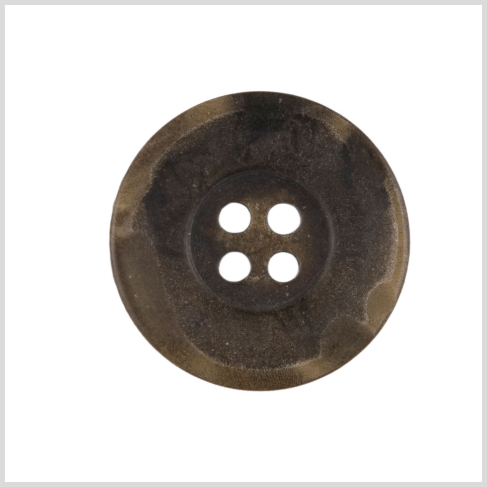 Brown Plastic Button - 40L/25.5mm Brown Plastic Button - 40L/25.5mm