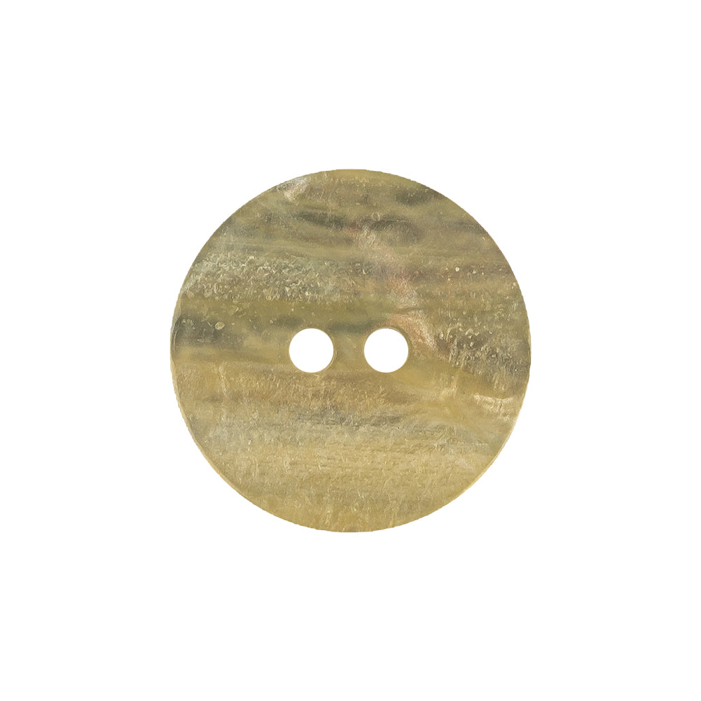 Ivory Brown Plastic Button - 33L/21mm Ivory Brown Plastic Button - 33L/21mm
