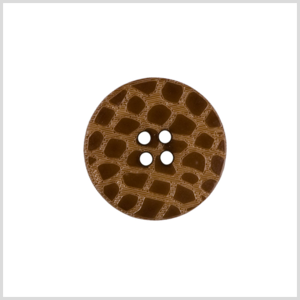 Brown Plastic Button - 36L/23mm Brown Plastic Button - 36L/23mm