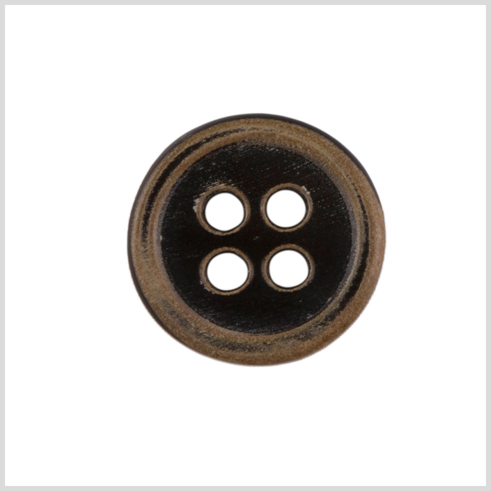 Brown Plastic Button - 40L/25mm Brown Plastic Button - 40L/25mm