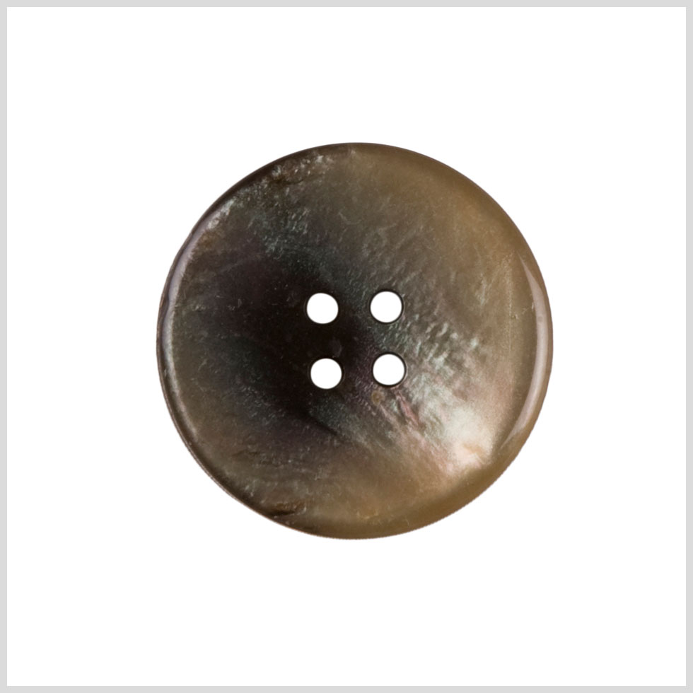 Brown Plastic Button - 44L/28mm Brown Plastic Button - 44L/28mm