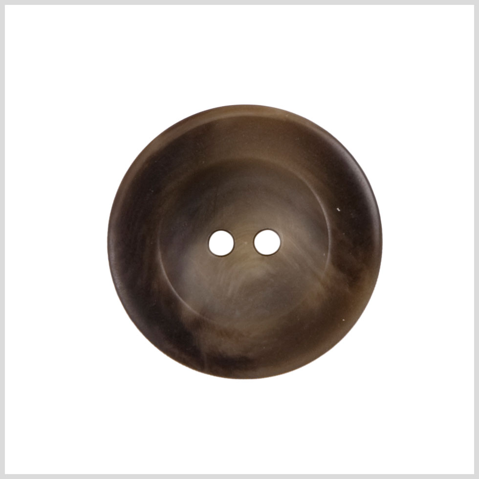 Brown Plastic Button - 44L/28mm Brown Plastic Button - 44L/28mm