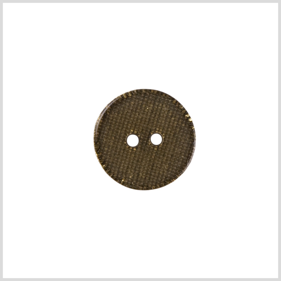 Gold Plastic Button - 28L/18mm Gold Plastic Button - 28L/18mm
