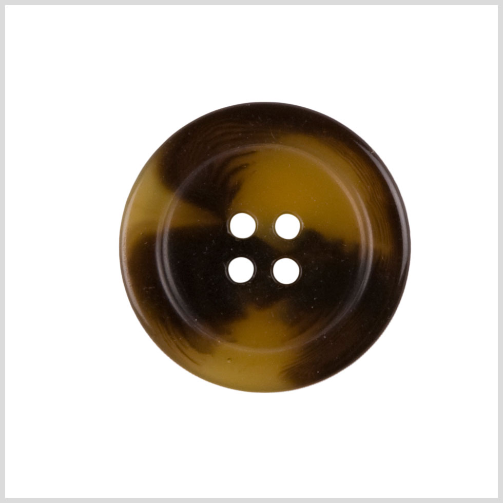 Tortoise Plastic Button - 28L/18mm Tortoise Plastic Button - 28L/18mm