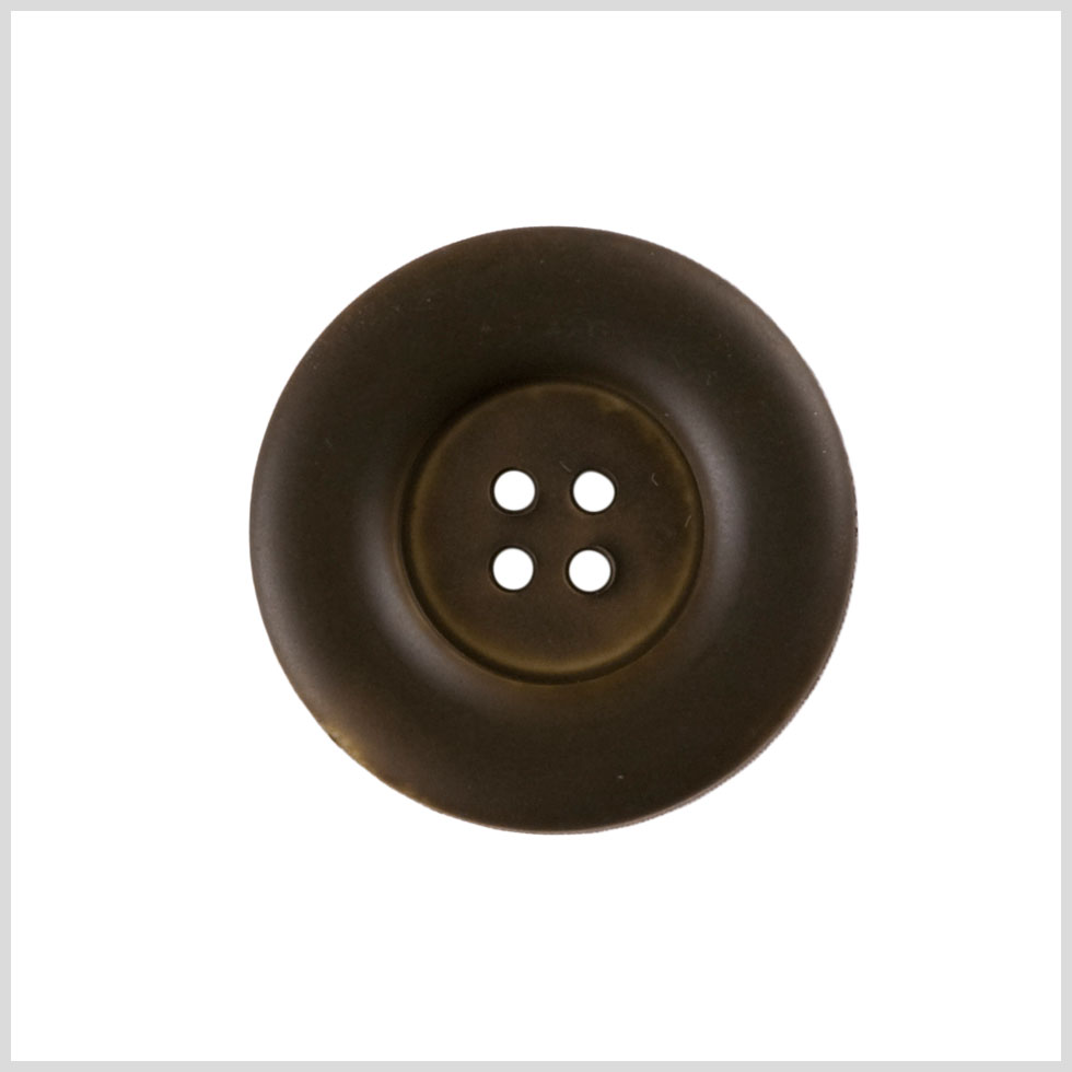Plastic 4-Hole Button - 44L/28mm - Dark Brown Chunky Tire Rim Plastic 4-Hole Button - 44L/28mm - Dark Brown Chunky Tire Rim