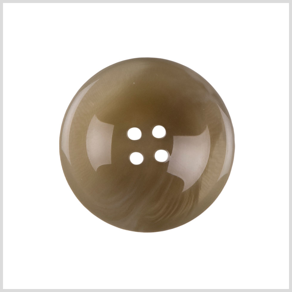 Plastic 4-Hole Button - 44L/28mm - Taupe Soft Swirls Plastic 4-Hole Button - 44L/28mm - Taupe Soft Swirls