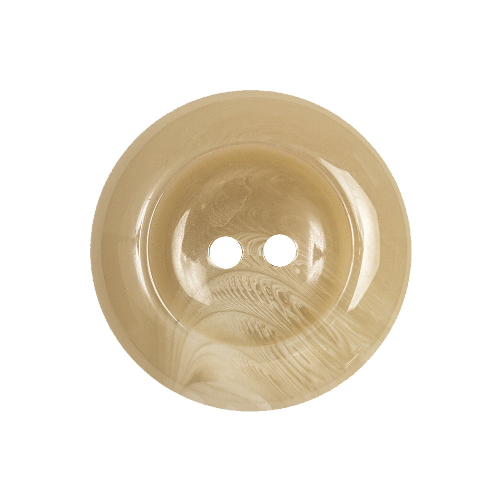 Cocoon Marbled 2-Hole Tire-Shaped Rim Plastic Button - 40L/25.5mm Cocoon Marbled 2-Hole Tire-Shaped Rim Plastic Button - 40L/25.5mm