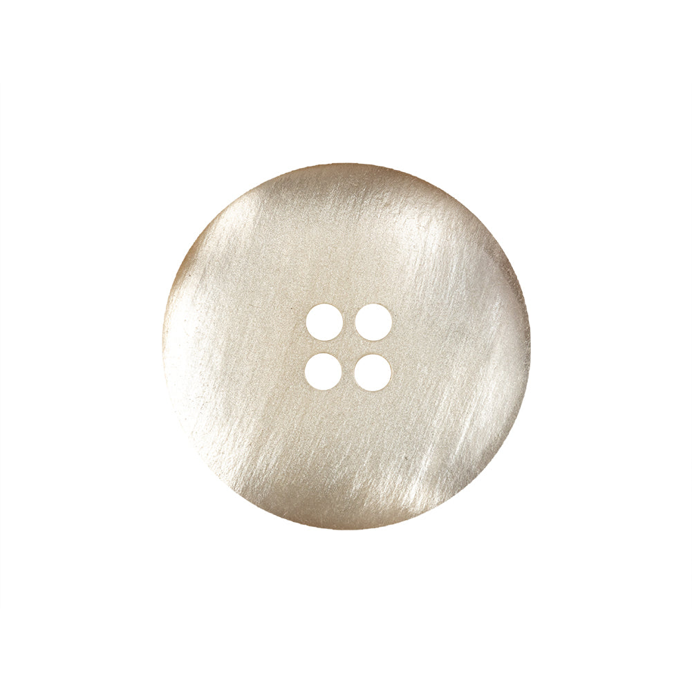 Gilded Pleasure Rimmed Ivory 4-Hole Shell Button - 36L/23mm - Detail Gilded Pleasure Rimmed Ivory 4-Hole Shell Button - 36L/23mm - Detail
