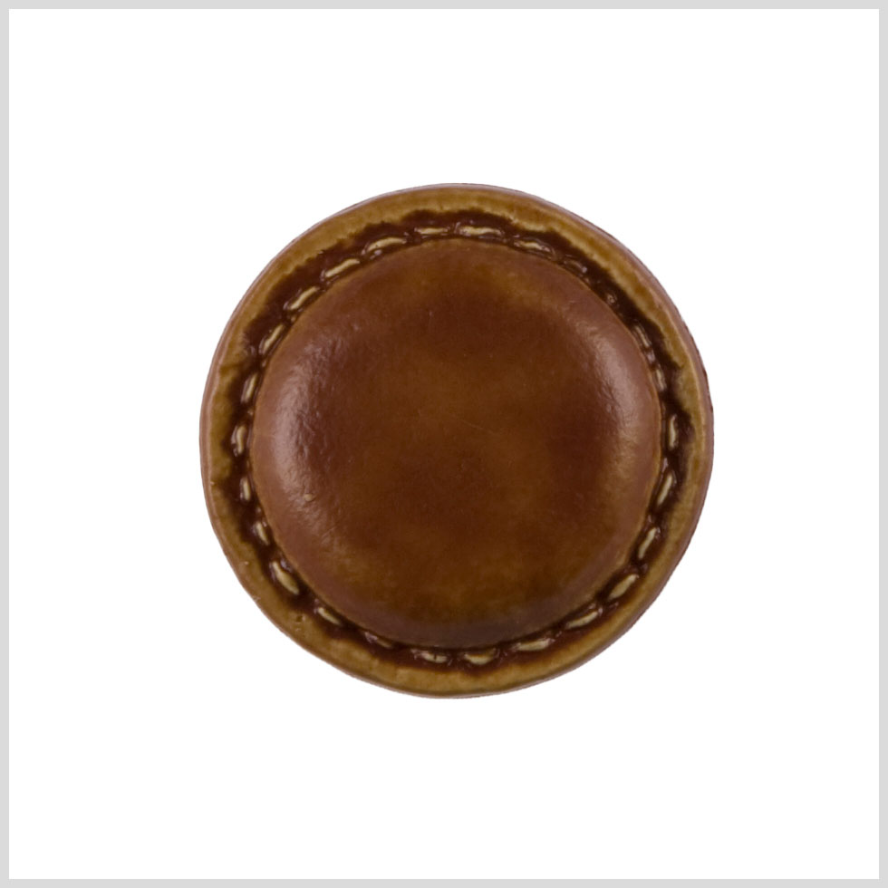Brown Plastic Button - 40L/25MM Brown Plastic Button - 40L/25MM