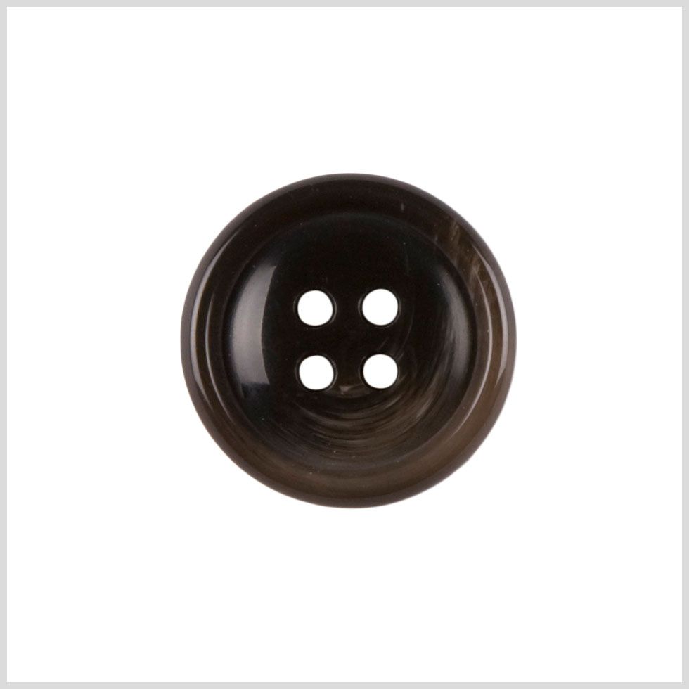 Brown Plastic Button - 36L/23mm Brown Plastic Button - 36L/23mm