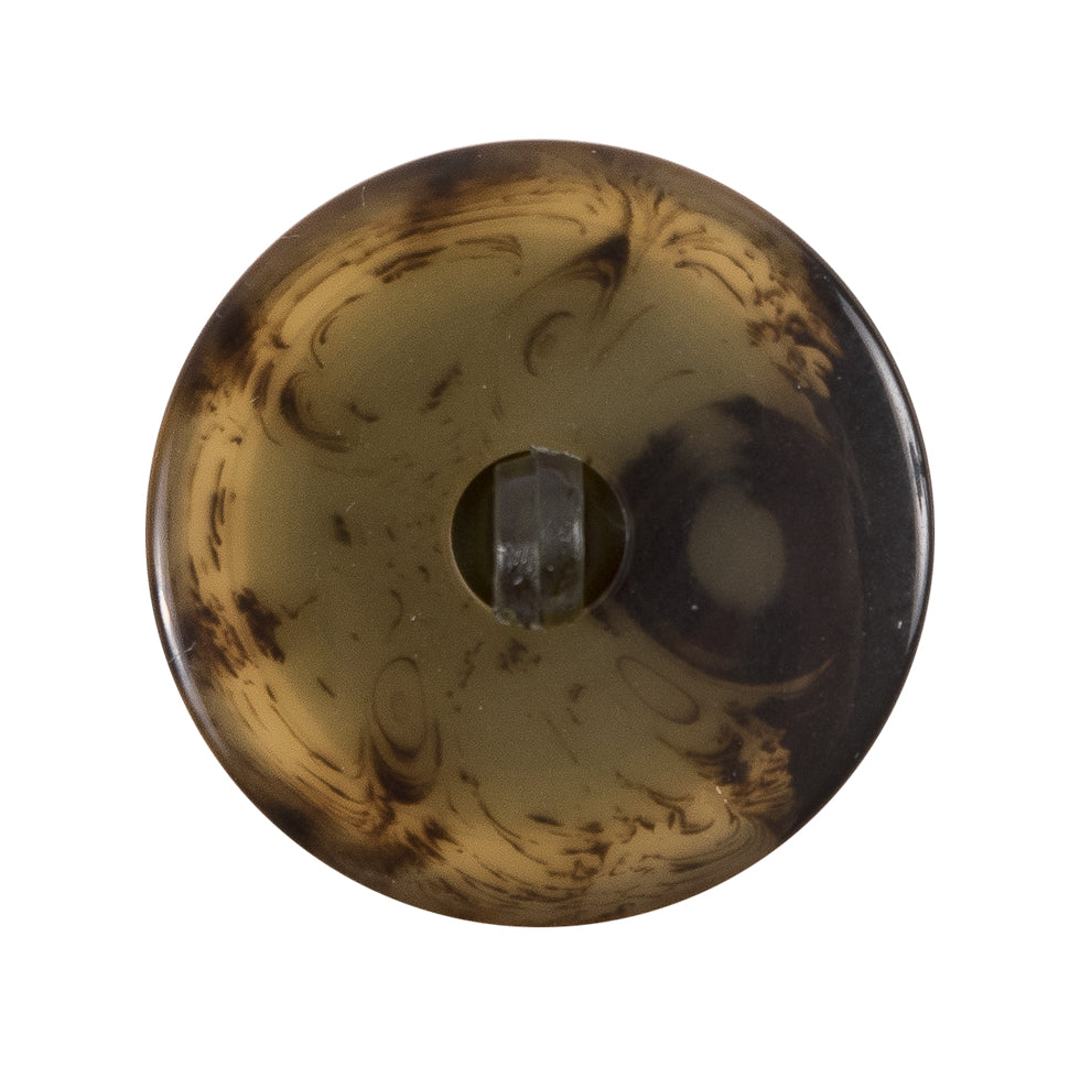 Green and Brown Plastic Shank Back Button - 44L/28mm Detail Green and Brown Plastic Shank Back Button - 44L/28mm Detail