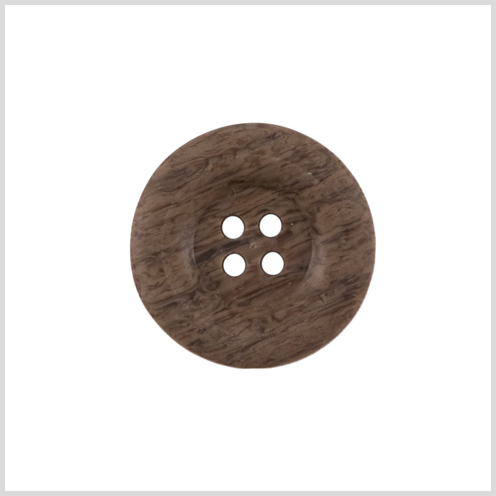 Brown Wood Button - 36L/23mm Brown Wood Button - 36L/23mm