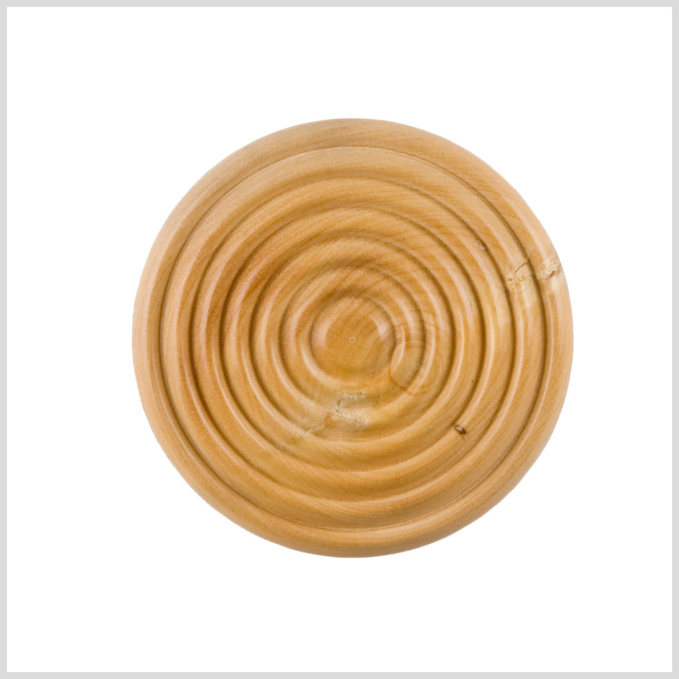 Natural Wood Button - 48L/30.5mm Natural Wood Button - 48L/30.5mm