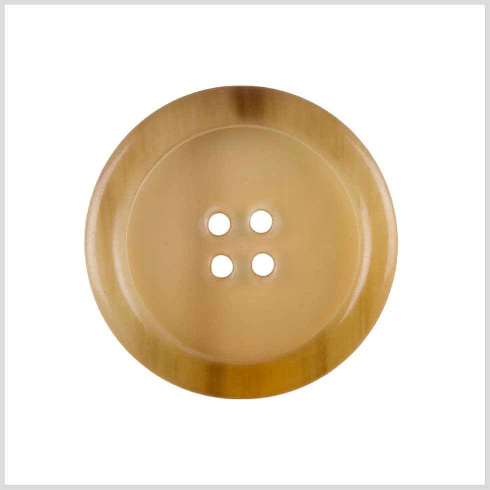 Beige Horn Coat Button - 48L/30.5mm Beige Horn Coat Button - 48L/30.5mm