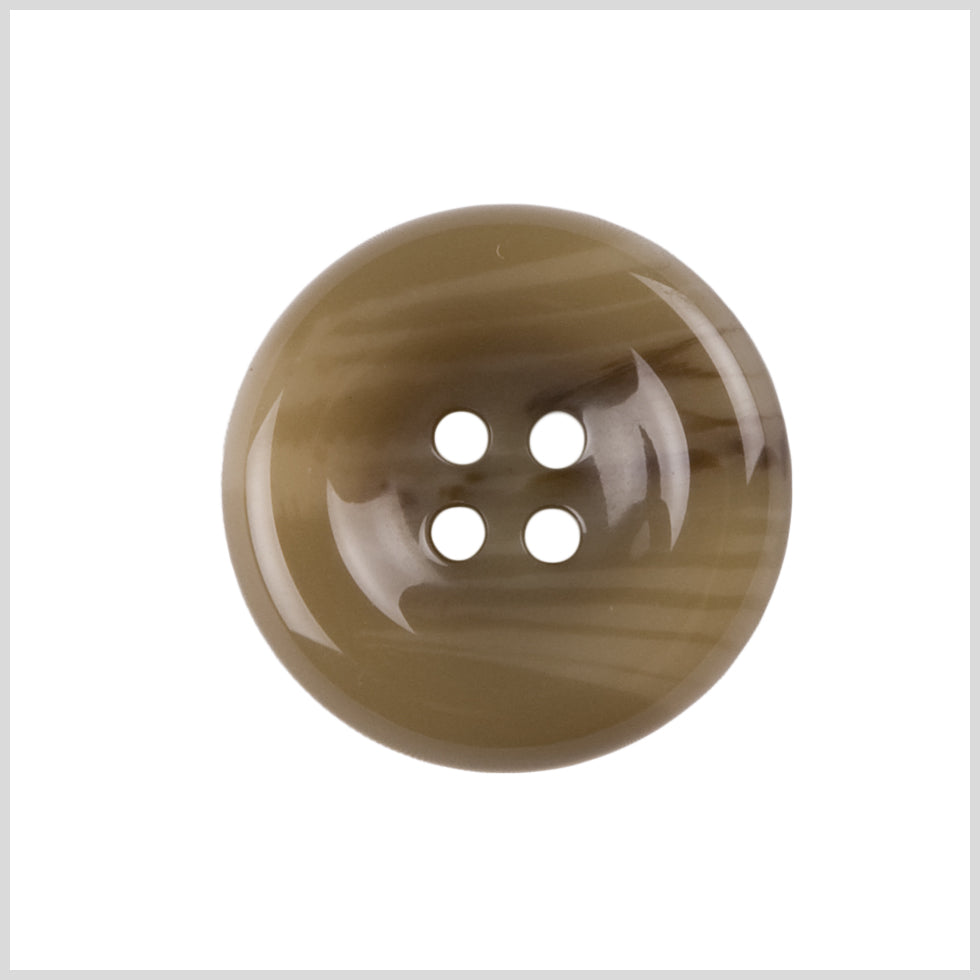 Plastic 4-Hole Button - 40L/25.5mm - Dark Beige and Brown Swirls Plastic 4-Hole Button - 40L/25.5mm - Dark Beige and Brown Swirls