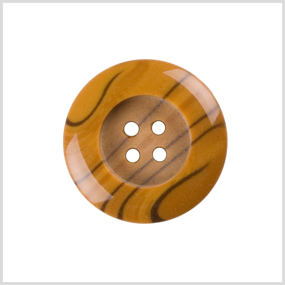 Orange Plastic Button - 28L/18mm Orange Plastic Button - 28L/18mm