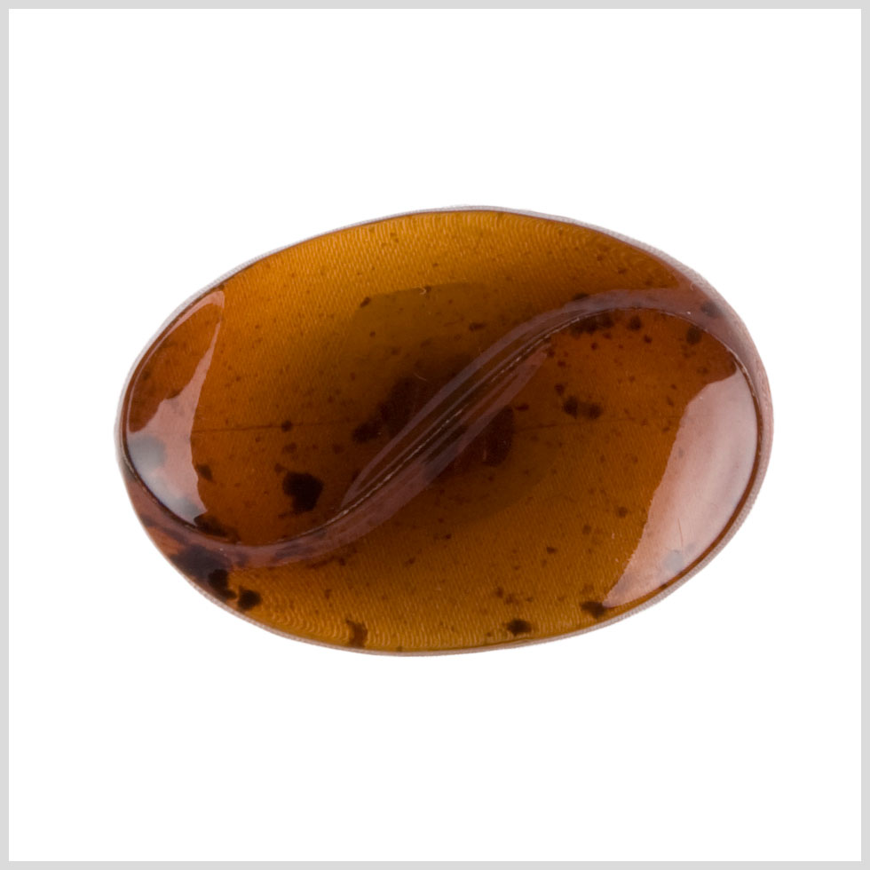 Amber Plastic Button - 54L/34mm Amber Plastic Button - 54L/34mm