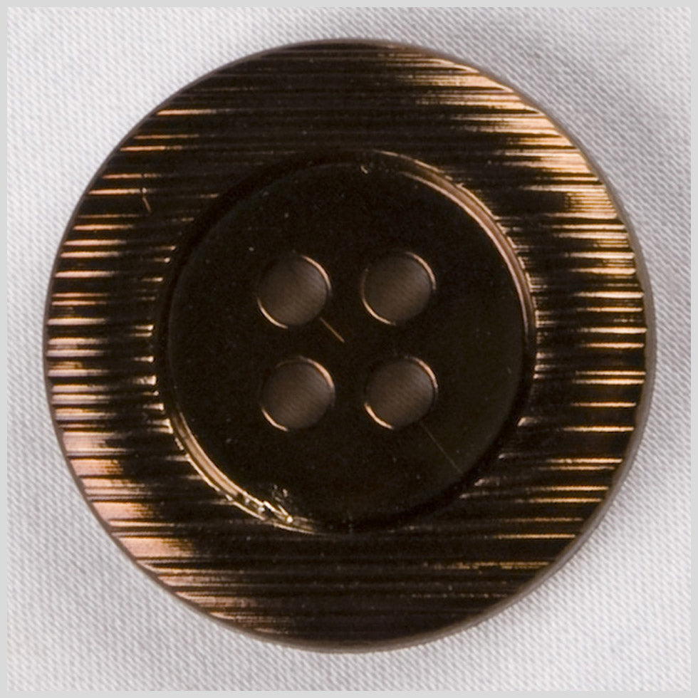 Brown Plastic Button - 36L/23mm Brown Plastic Button - 36L/23mm