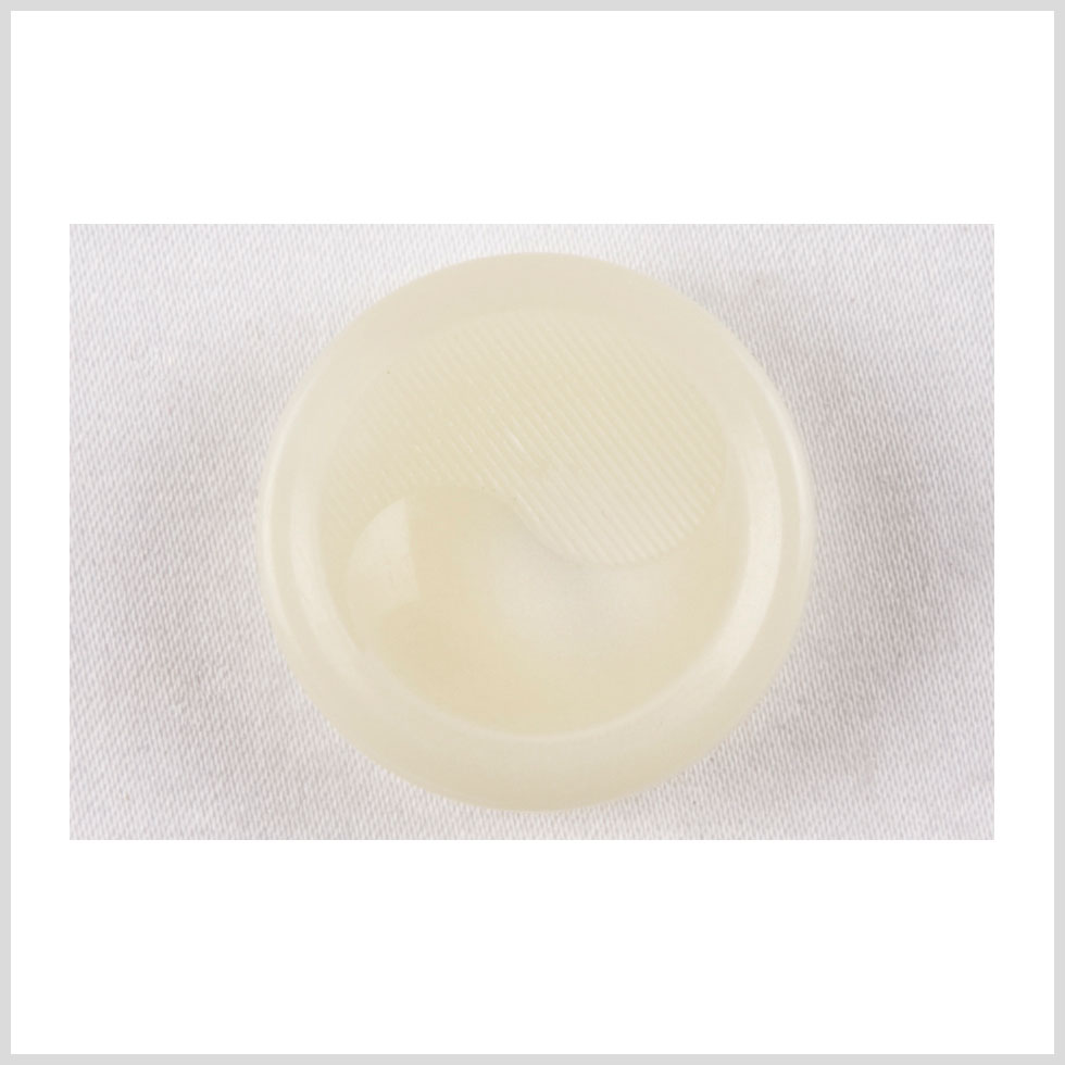 Plastic Shank Back Button - 24L/15mm - Ivory Yin Tang Textured Engraving Plastic Shank Back Button - 24L/15mm - Ivory Yin Tang Textured Engraving