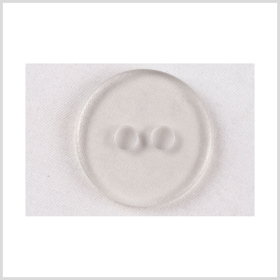 Clear Brown Plastic Button - 24L/15mm Clear Brown Plastic Button - 24L/15mm
