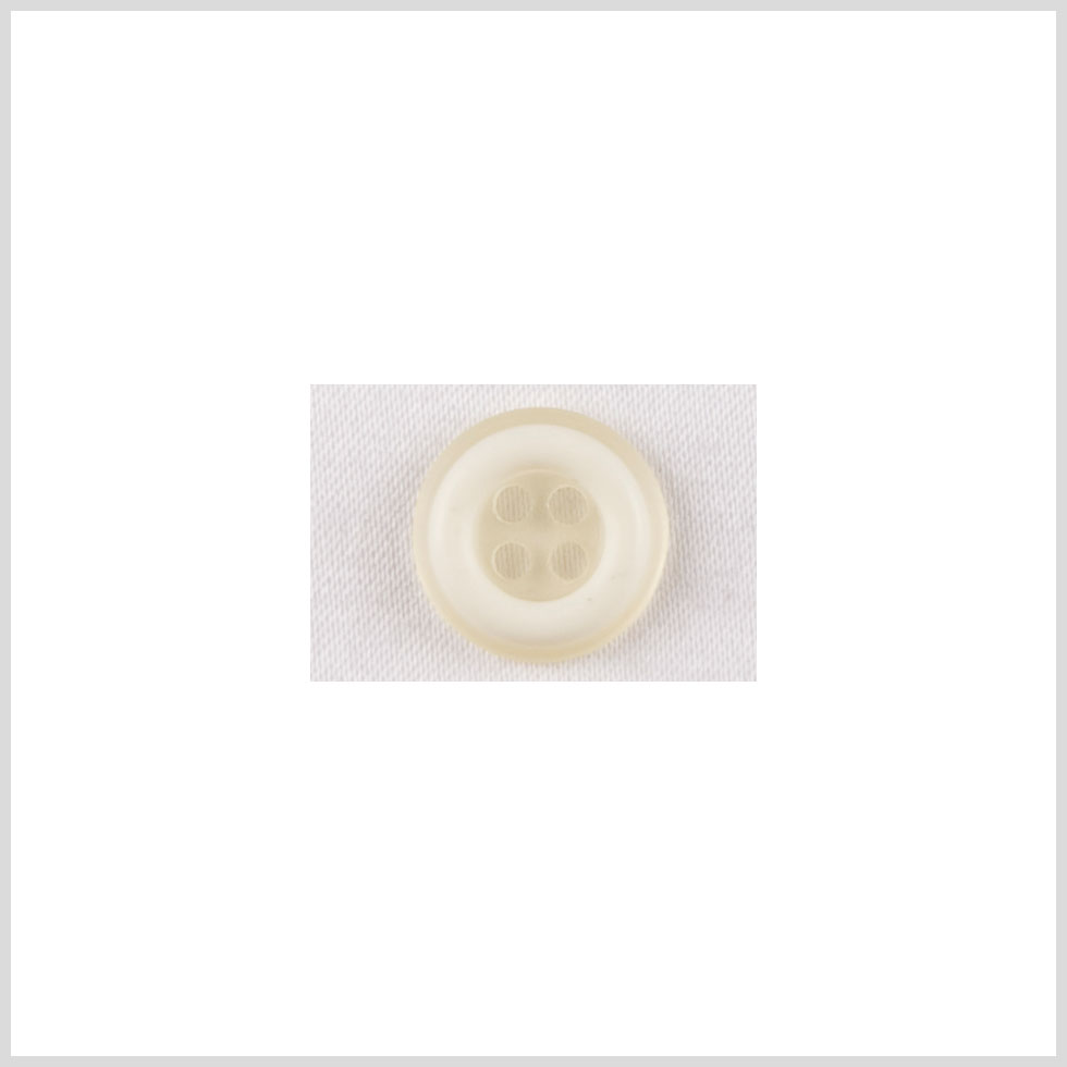 Ivory Plastic Button - 18L/11.5mm Ivory Plastic Button - 18L/11.5mm