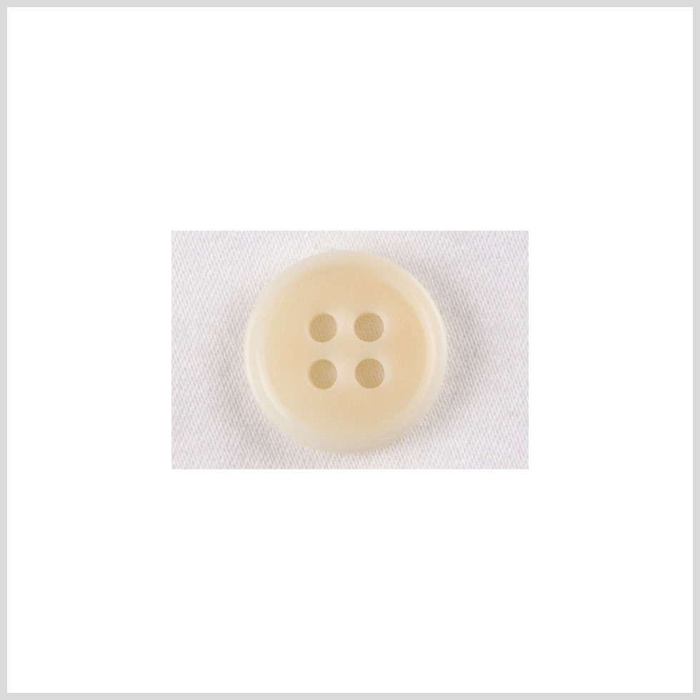 Ivory Plastic Button - 18L/11.5mm Ivory Plastic Button - 18L/11.5mm