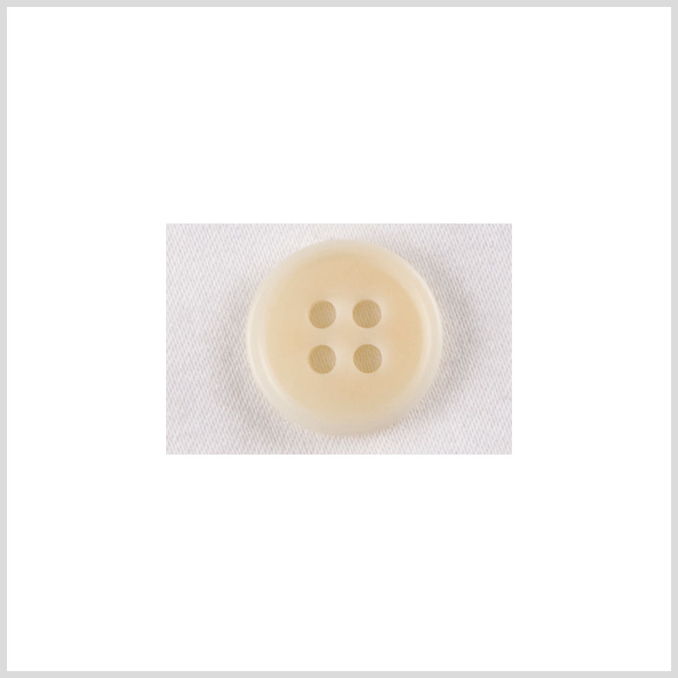 Ivory Plastic Button - 22L/14mm Ivory Plastic Button - 22L/14mm