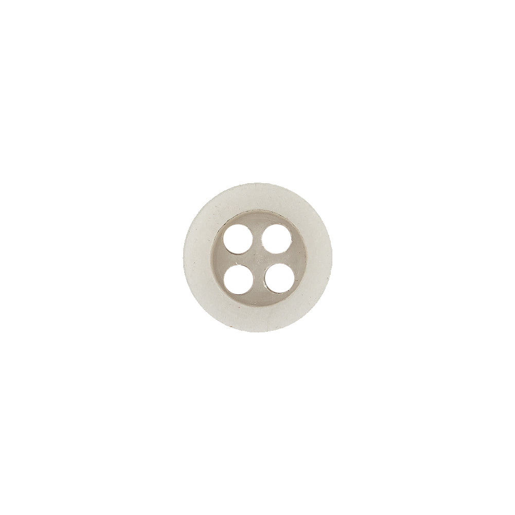 Ivory Plastic Button - 18L/11.5mm Ivory Plastic Button - 18L/11.5mm