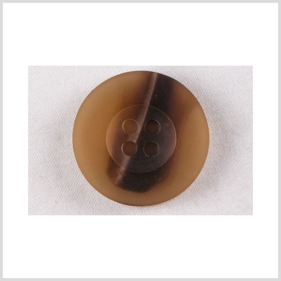 Tortoise Plastic Button - 28L/18mm Tortoise Plastic Button - 28L/18mm