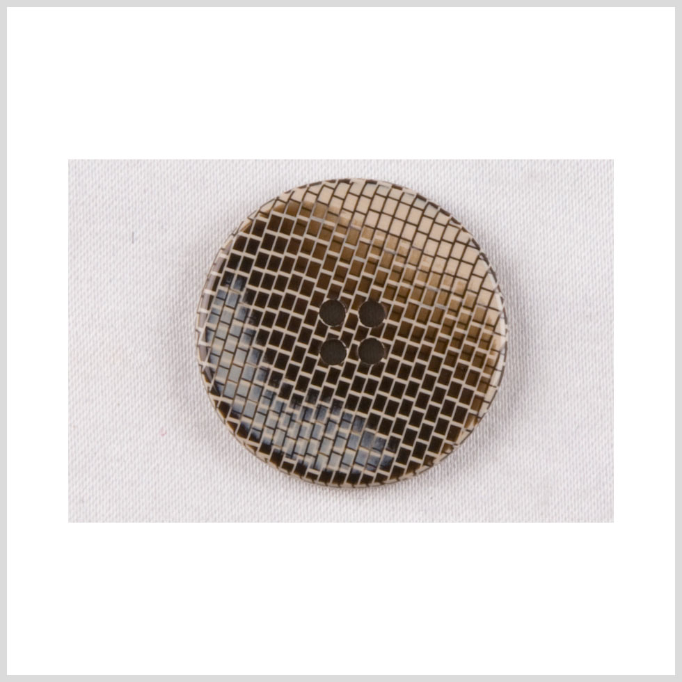 Brown Plastic Button - 30L/19mm Brown Plastic Button - 30L/19mm