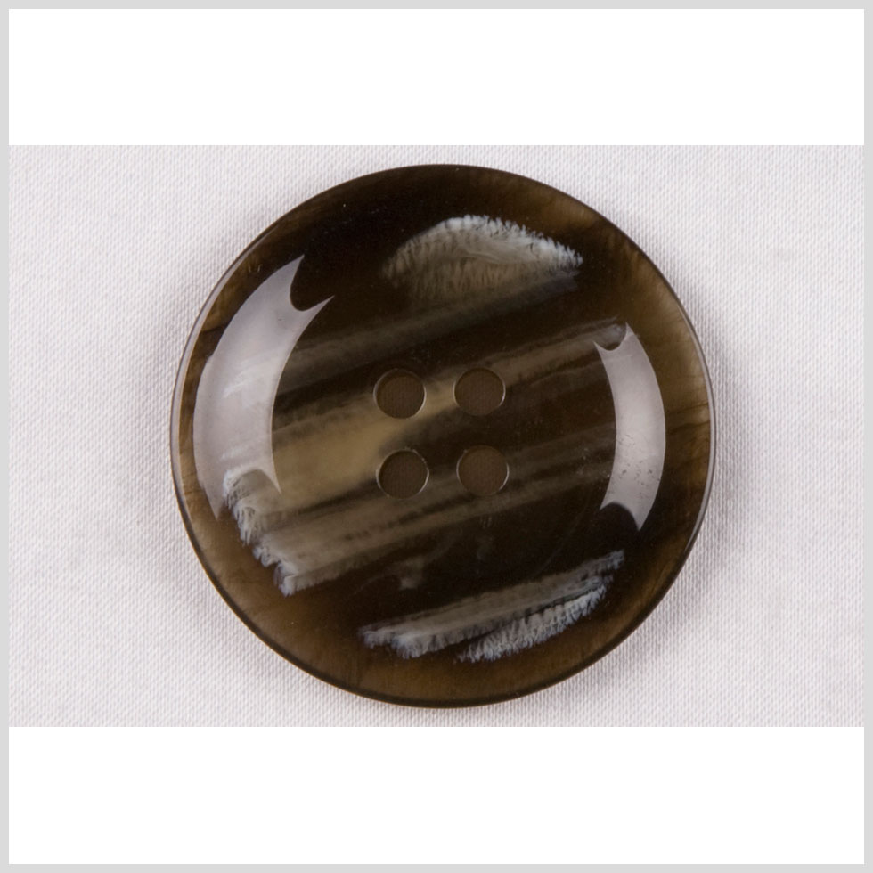 Brown Plastic Button - 54L/34mm Brown Plastic Button - 54L/34mm