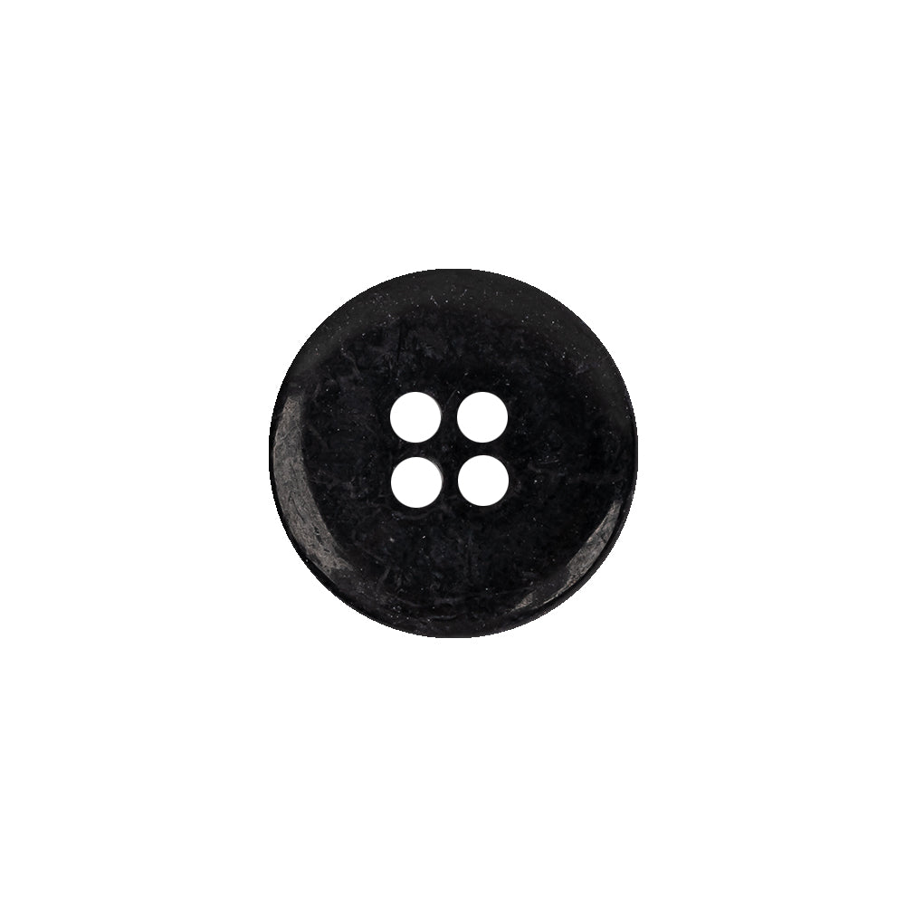 Gold and Black Narrow Rim 4-Hole Blazer Button - 25L/16mm Detail Gold and Black Narrow Rim 4-Hole Blazer Button - 25L/16mm Detail