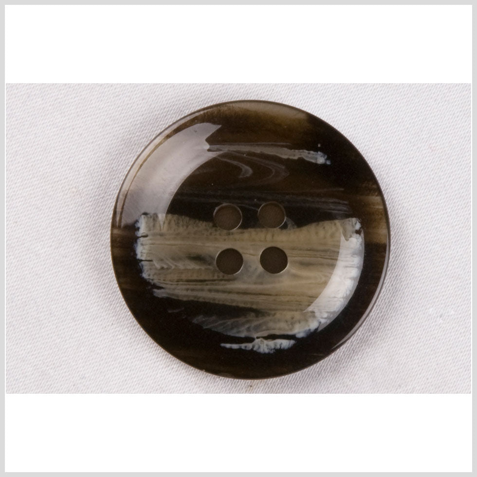 Brown Plastic Button - 44L/28mm Brown Plastic Button - 44L/28mm