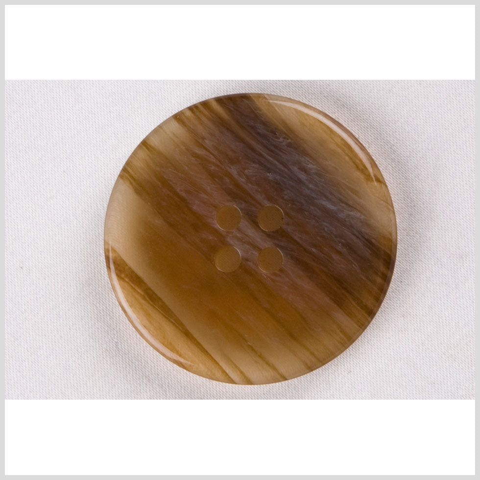 Brown Plastic Button - 54L/34mm Brown Plastic Button - 54L/34mm