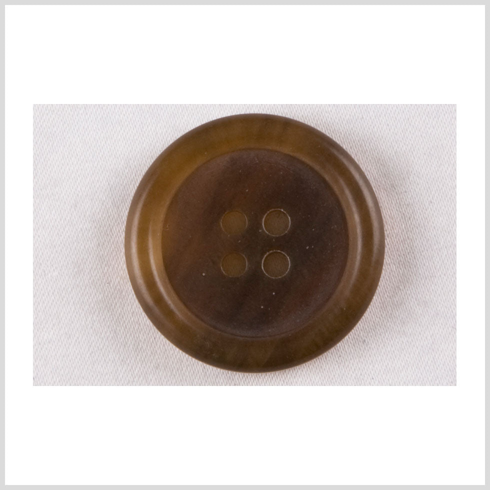 Brown Plastic Button - 40L/25mm Brown Plastic Button - 40L/25mm