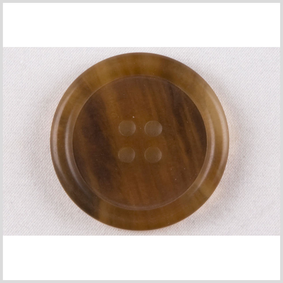 Brown Plastic Button - 50L/32mm Brown Plastic Button - 50L/32mm