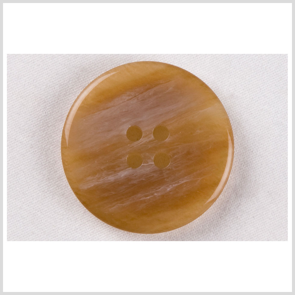 Brown Plastic Button - 44L/28mm Brown Plastic Button - 44L/28mm