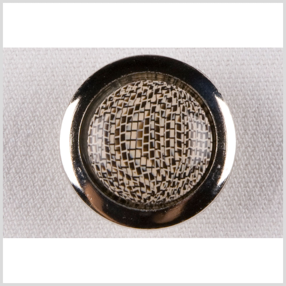 Silver Metal Coat Button - 40L/25.5mm Silver Metal Coat Button - 40L/25.5mm