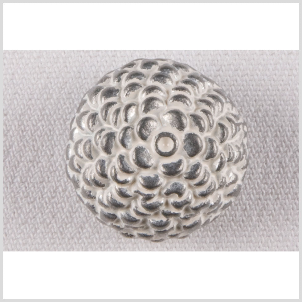 Silver Metal Coat Button - 34L/21.5mm Silver Metal Coat Button - 34L/21.5mm