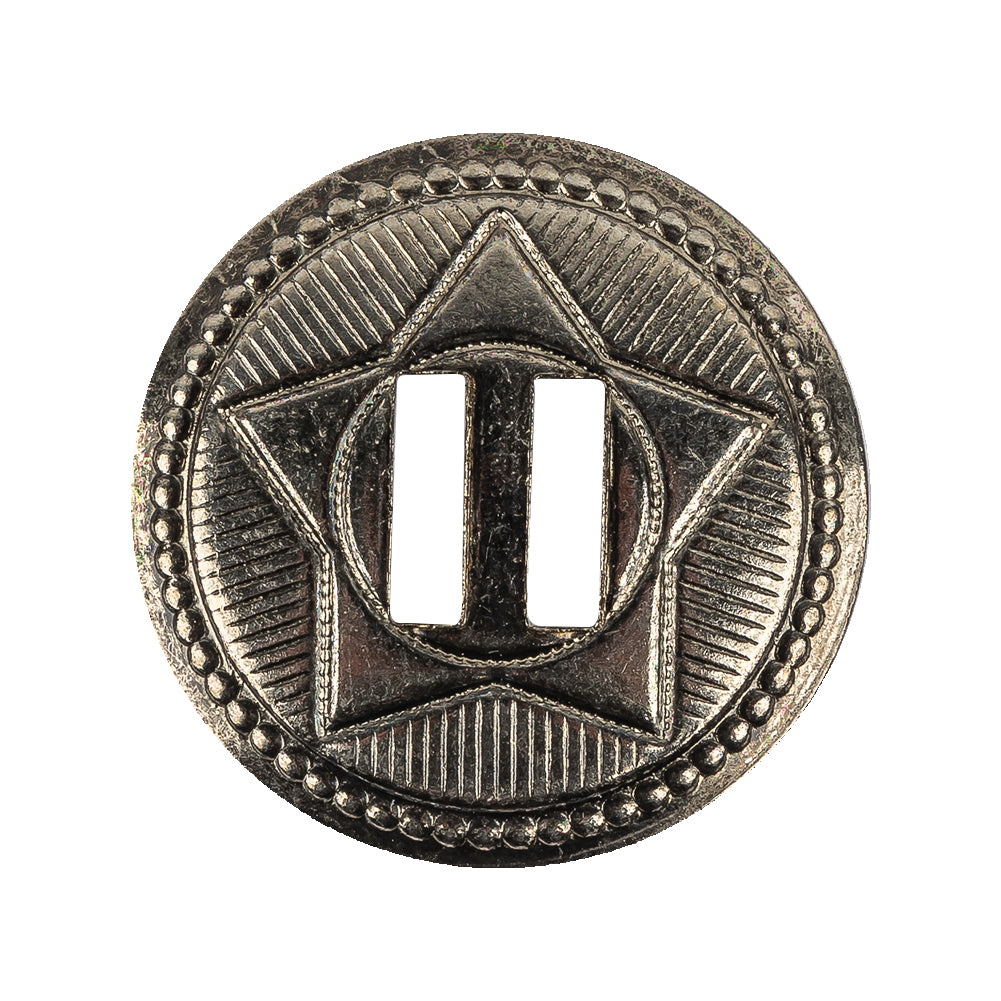 Gunmetal Metal Button - 45L/29mm Gunmetal Metal Button - 45L/29mm