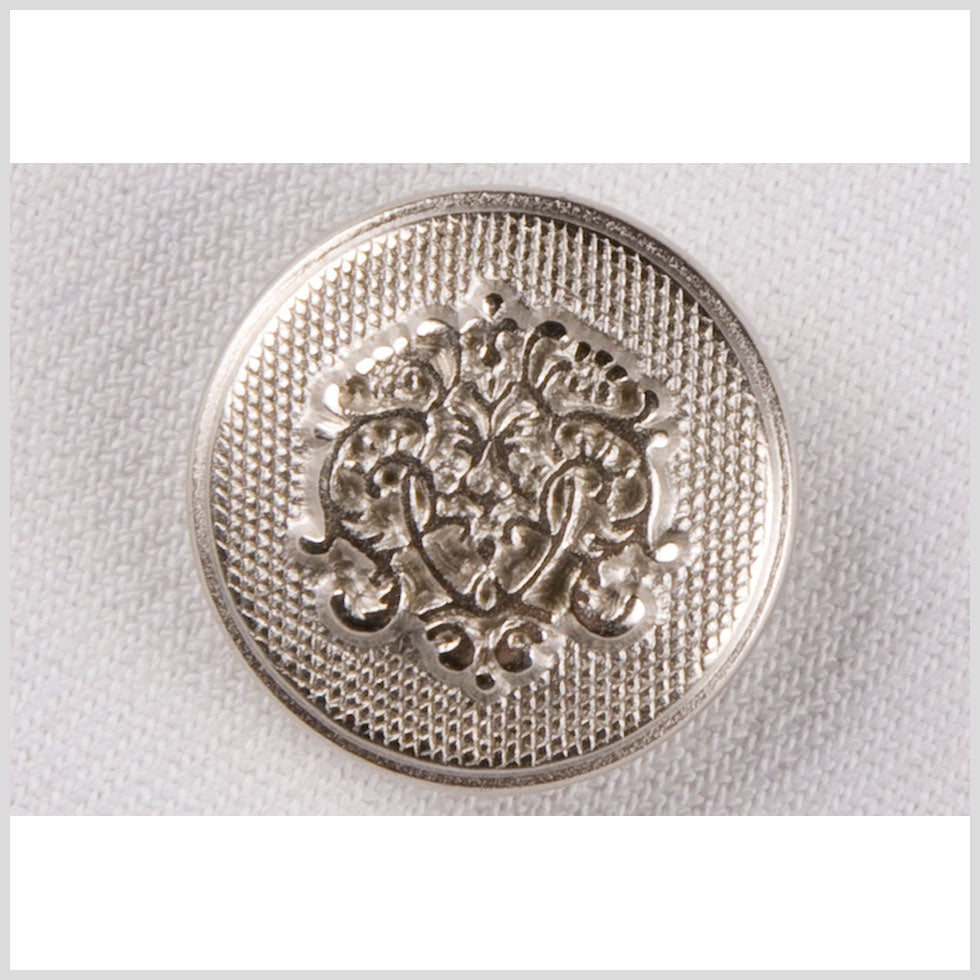Silver Metal Coat Button - 40L/25mm Silver Metal Coat Button - 40L/25mm