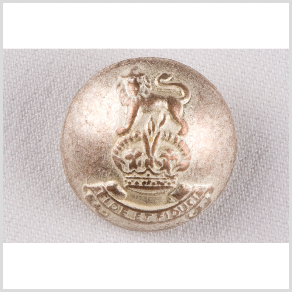 Silver Metal Coat Button - 44L/28mm Silver Metal Coat Button - 44L/28mm
