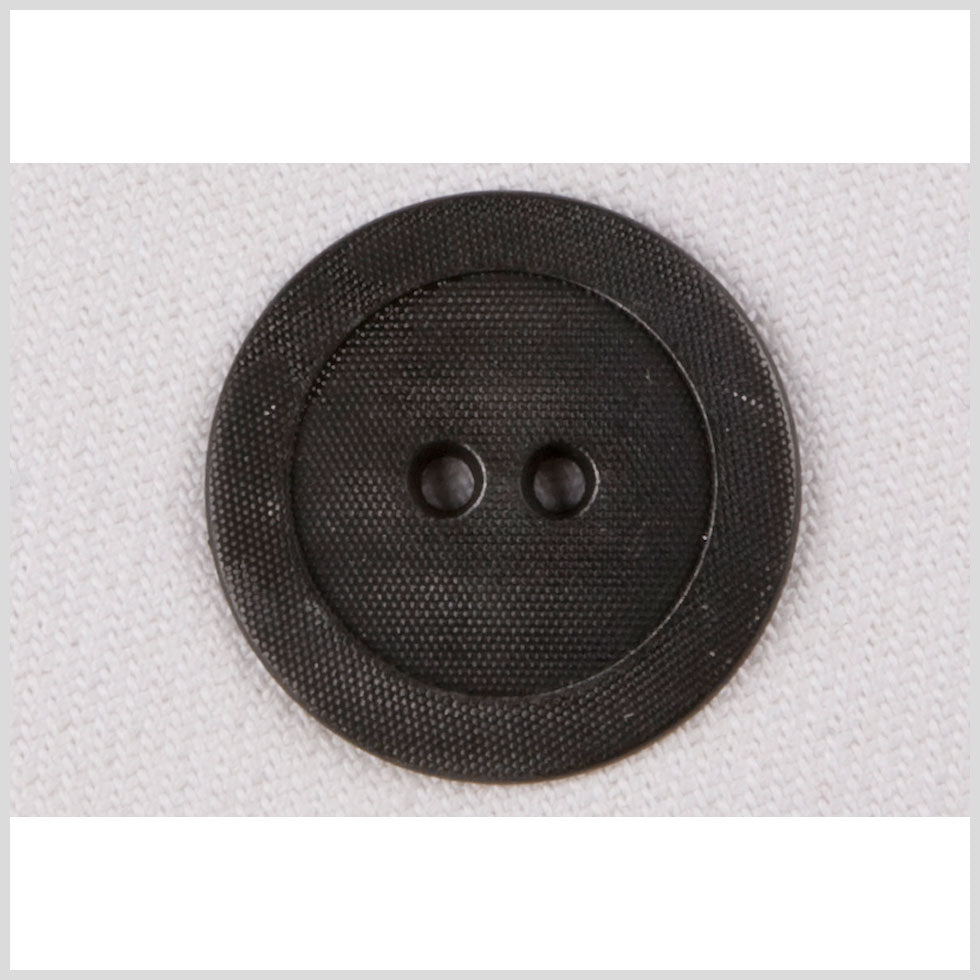 Metal 2-Hole Button - 36L/23mm - Gunmetal Dotted Texture Metal 2-Hole Button - 36L/23mm - Gunmetal Dotted Texture
