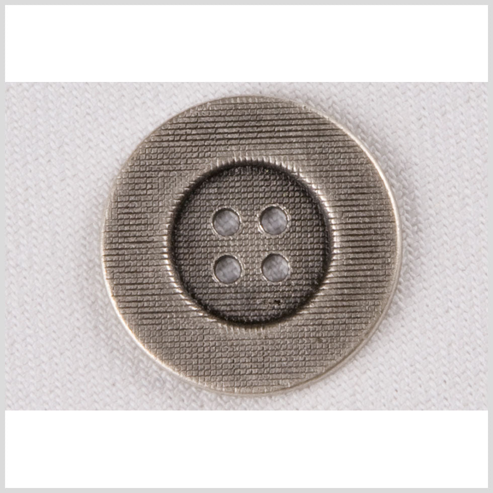 Silver Metal Coat Button with Grided Texture -32L/20mm Silver Metal Coat Button with Grided Texture -32L/20mm