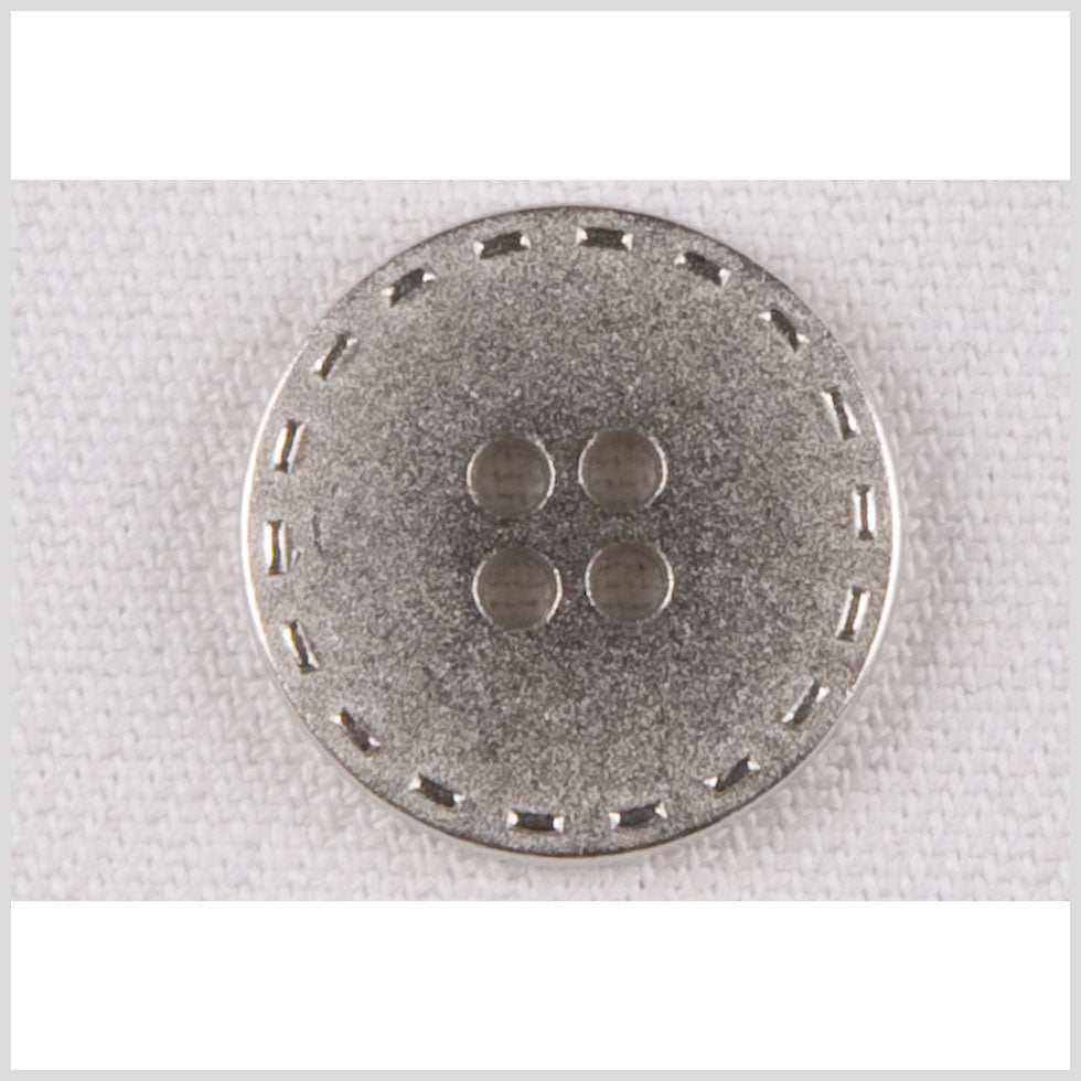 Silver Metal Coat Button - 32L/20mm Silver Metal Coat Button - 32L/20mm