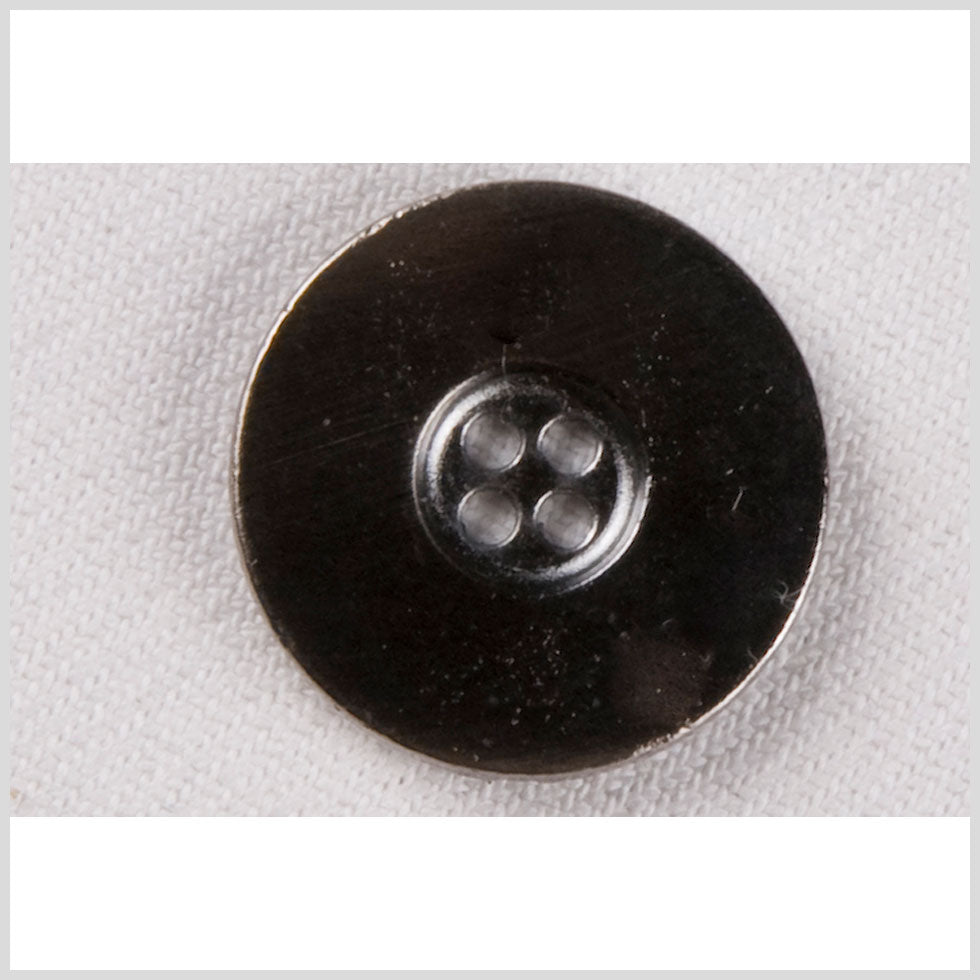 Metal 4-Hole Button - 32L/20mm - Gunmetal Wide Flat Rim Metal 4-Hole Button - 32L/20mm - Gunmetal Wide Flat Rim