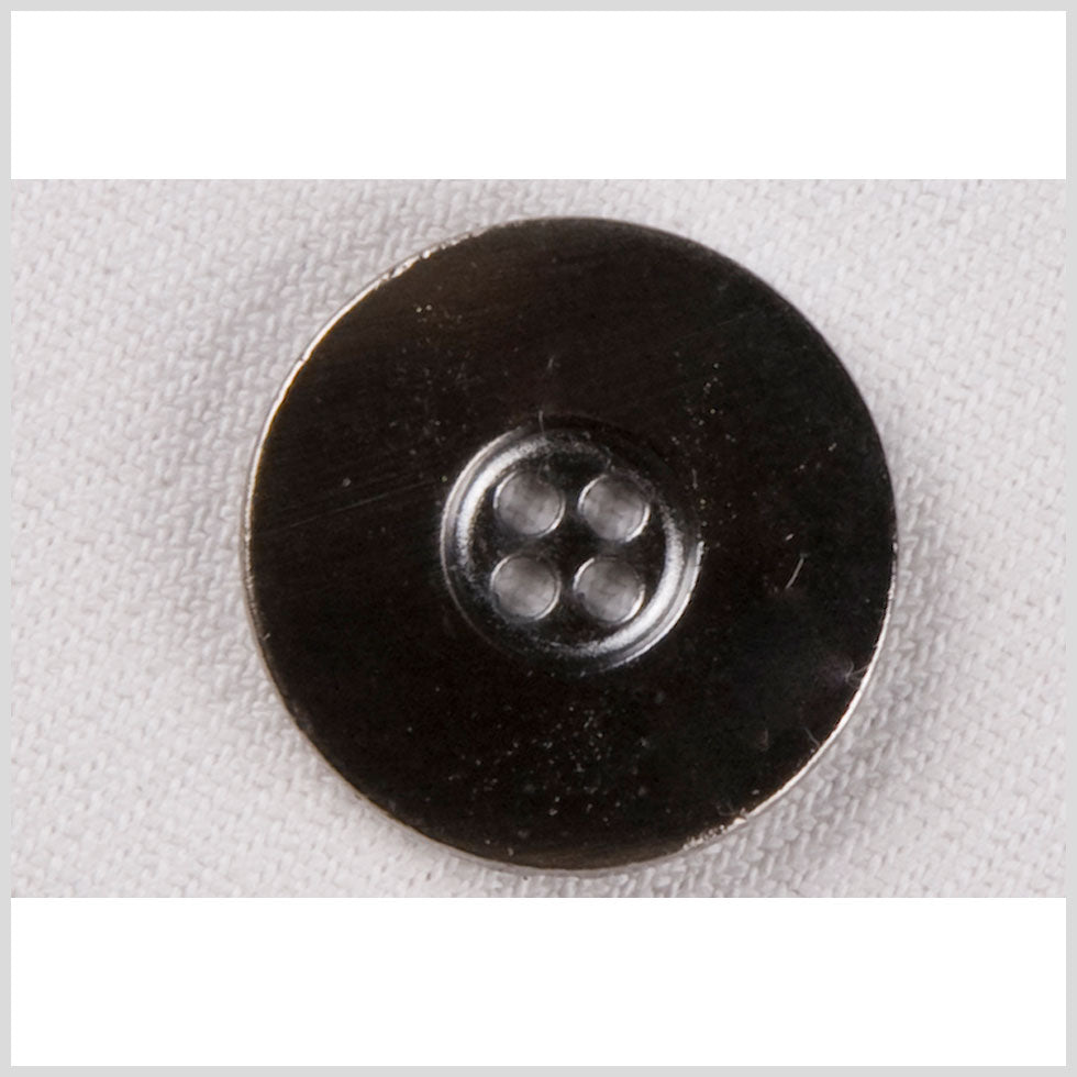 Metal 4-Hole Button - 28L/18mm - Gunmetal Wide Flat Rim Metal 4-Hole Button - 28L/18mm - Gunmetal Wide Flat Rim
